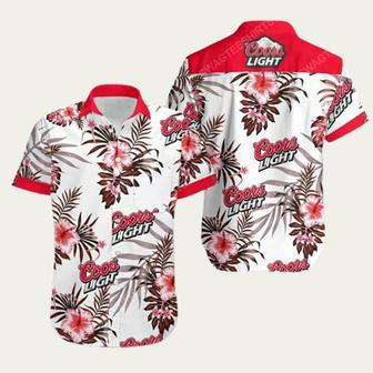 Coors Light Beer Flower Tropical Trending Hawaiian Shirt | Newhawaiianshirts UK