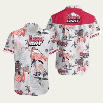 Coors Light Flamingo Summer Pattern Hawaiian Shirt | Newhawaiianshirts AU