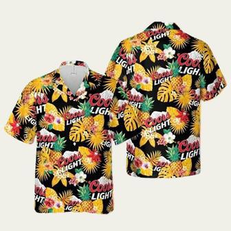 Coors Light Pineapple Yellow Hawaiian Shirt | Newhawaiianshirts CA