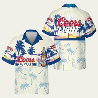 Coors Light Tropical Beach Hawaiian Shirt | Newhawaiianshirts