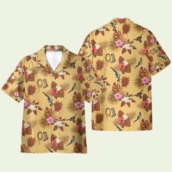 Cowboy Guns Ropes Boots Hawaiian Shirt | Newhawaiianshirts DE