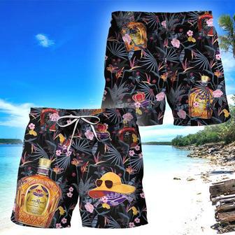 Crown Royal Floral Summer Swim Trunks | Newhawaiianshirts AU