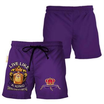 Crown Royal Purple Basic Swim Trunks | Newhawaiianshirts