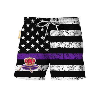 Crown Royal USA Flag Swim Trunks | Newhawaiianshirts AU