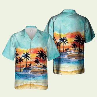 Cruise Ship 3 Us Hawaiian Shirt | Newhawaiianshirts AU