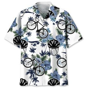 Cycling White Nature Hawaiian Shirt Summer Gifts | Newhawaiianshirts UK