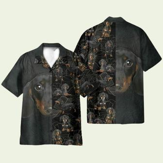 Dachshund Tropical Pattern Hawaiian Shirt | Newhawaiianshirts