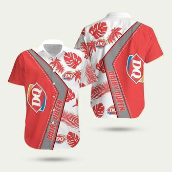 Dairy Queen Logo Tropic Hawaiian Shirt | Newhawaiianshirts AU