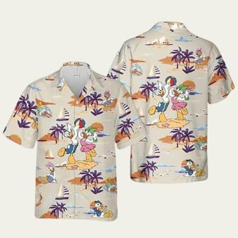 Daisy And Donald Duck Tropical Hawaiian Shirt | Newhawaiianshirts DE