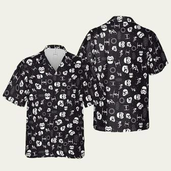 Darth Vader Face Black Summer Shirt Hawaiian Shirt | Newhawaiianshirts UK