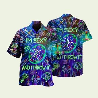 Darts Im Sexy And I Throw It Hawaiian Shirt | Newhawaiianshirts CA