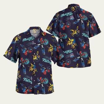 Decepticon Transformers Bumblebee Optimus Prime Autobot Hawaiian Shirt | Newhawaiianshirts