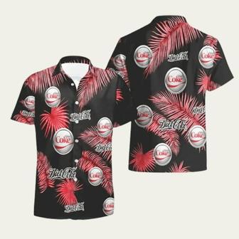 Diet Coke Palm Leaves Tropical Hawaiian Shirt | Newhawaiianshirts UK