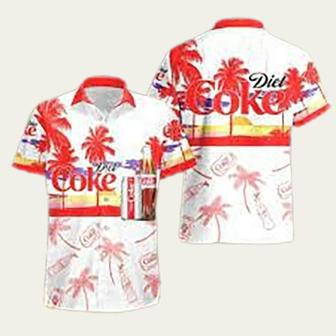 Diet Coke Tropical Palm Tree Hawaiian Shirt | Newhawaiianshirts UK