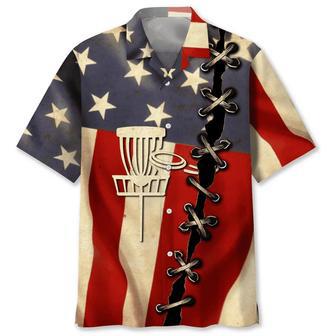 Disc Golf America Flag Hawaiian Shirt Summer Gifts | Newhawaiianshirts UK