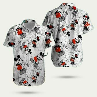 Disney Mickey Mouse Floral Hawaiian Shirt | Newhawaiianshirts DE