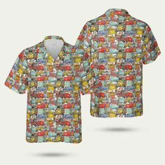 Disney Pixar Cars Sketched Hawaiians Shirt Hawaiian Shirt | Newhawaiianshirts CA