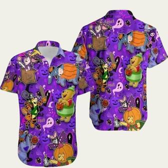 Disney Pooh Friends Halloween Winnie The Pooh Hawaiian Shirt | Newhawaiianshirts AU