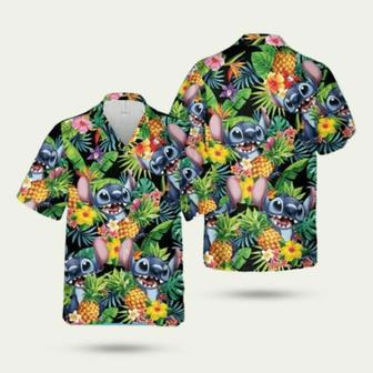 Disney Stitch Pineapple Hawaiian Shirt | Newhawaiianshirts