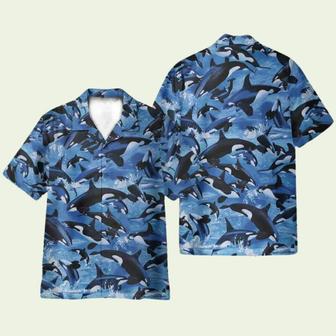 Dolphin Wave Hawaiian Shirt | Newhawaiianshirts UK