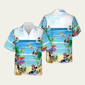 Donald Duck Disney Summer Mickey And Minnie Mouse Hawaiian Shirt | Newhawaiianshirts UK