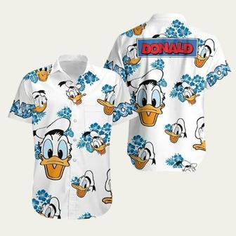 Donald Duck Hibiscus Disney Hawaiian Shirt | Newhawaiianshirts DE