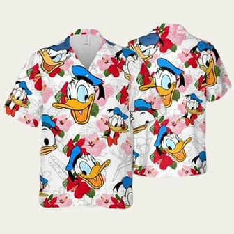 Donald Duck Hibiscus Hawaiian Shirt | Newhawaiianshirts UK