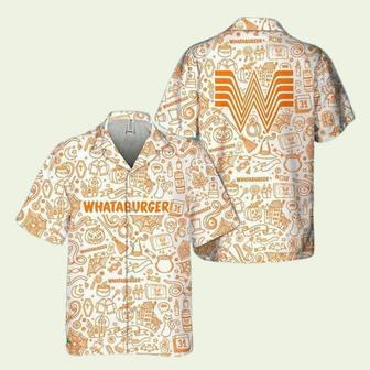 Doodle Art Whataburger Hawaiian Shirt | Newhawaiianshirts UK