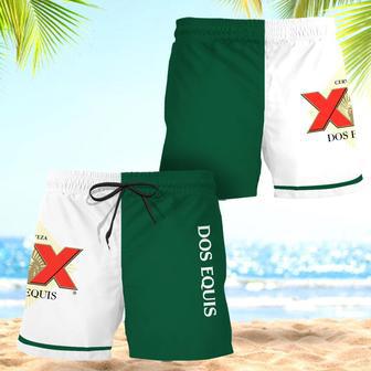 Dos Equis Basic Colorful Swim Trunks | Newhawaiianshirts