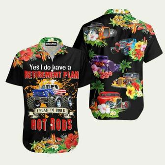 Drag Racing Retirement Plan To Build Hot Rods Hawaiian Shirt | Newhawaiianshirts AU