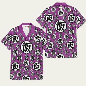 Dragon Ball Gohan Symbols Tropical Hawaiian Shirt | Newhawaiianshirts DE