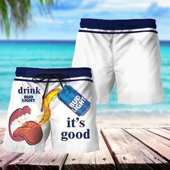 Drink Bud Light It's Good Swim Trunks | Newhawaiianshirts DE