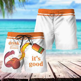 Drink Bulleit Rye It's Good Swim Trunks | Newhawaiianshirts AU