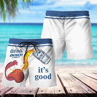 Drink Busch Light It's Good Swim Trunks | Newhawaiianshirts AU