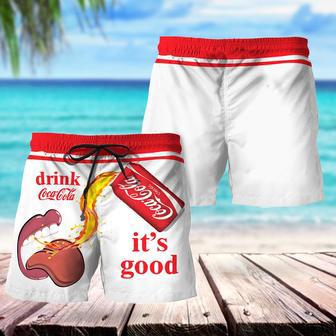 Drink Cocacola It's Good Swim Trunks | Newhawaiianshirts AU