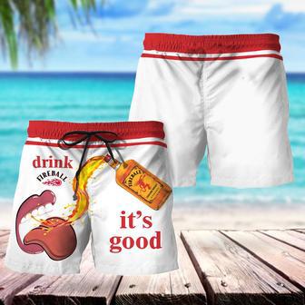 Drink Fireball It's Good Swim Trunks | Newhawaiianshirts AU