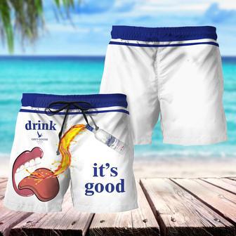 Drink Grey Goose It's Good Swim Trunks | Newhawaiianshirts AU