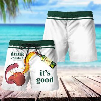 Drink Jameson It's Good Swim Trunks | Newhawaiianshirts UK