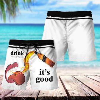 Drink Johnnie Walker It's Good Swim Trunks | Newhawaiianshirts AU