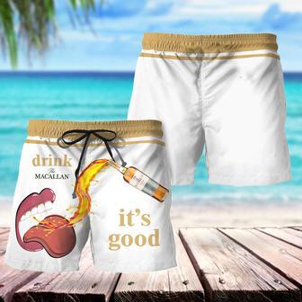 Drink Macallan It's Good Swim Trunks | Newhawaiianshirts AU