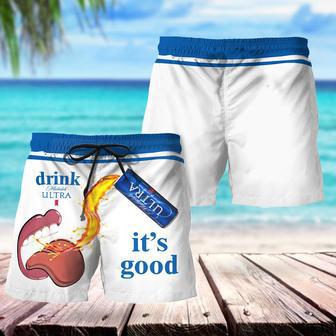 Drink Michelob Ultra It's Good Swim Trunks | Newhawaiianshirts AU