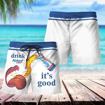 Drink Natural Light It's Good Swim Trunks | Newhawaiianshirts AU