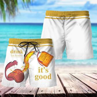 Drink Patron Tequila It's Good Swim Trunks | Newhawaiianshirts