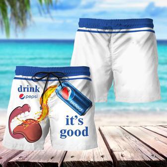 Drink Pepsi It's Good Swim Trunks | Newhawaiianshirts AU