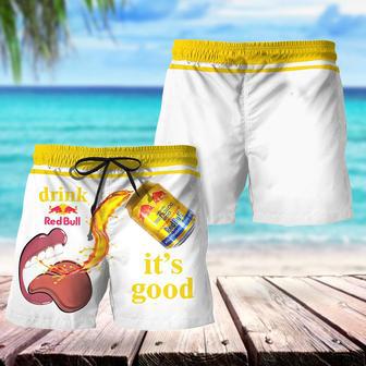 Drink Red Bull It's Good Swim Trunks | Newhawaiianshirts AU