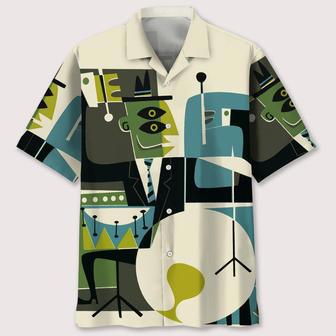 Drum Abstract Hawaiian Shirt Summer Gifts | Newhawaiianshirts CA