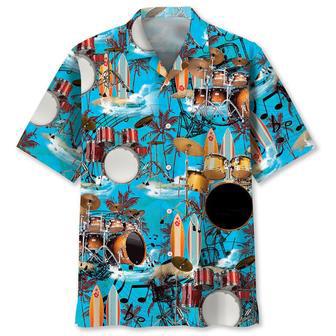 Drum Beach Hawaiian Shirt Summer Gifts | Newhawaiianshirts CA