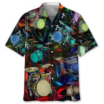 Drum Light Hawaiian Shirt Summer Gifts | Newhawaiianshirts DE