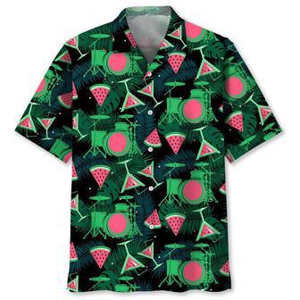 Drum Watermelon Hawaiian Shirt Summer Gifts | Newhawaiianshirts AU