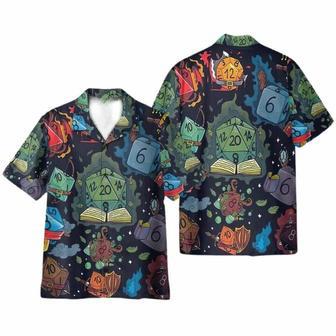 Dungeons Dragons Game Amazing Dice Hawaiian Shirt | Newhawaiianshirts AU